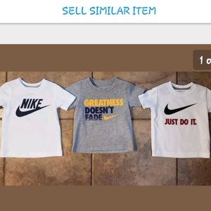 SALE 💗 Nike toddler boys shirt lot Euc Size 2T